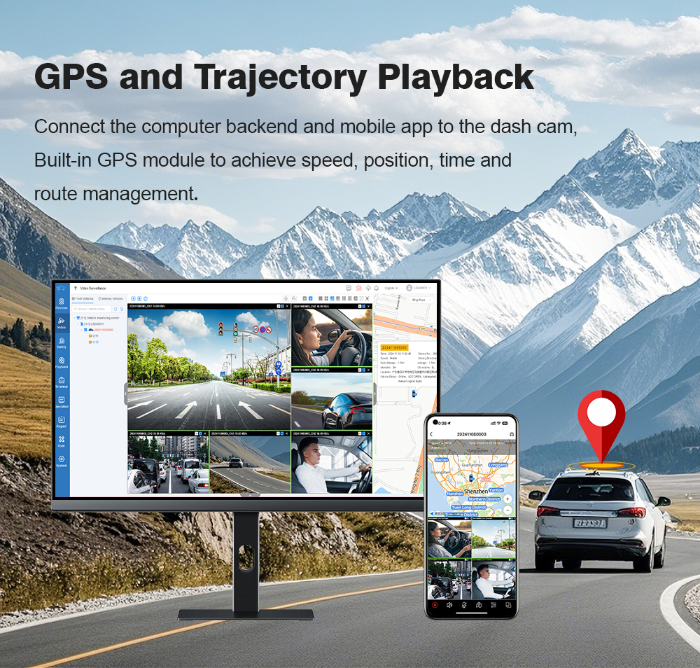 LS VISION GPS dash camera