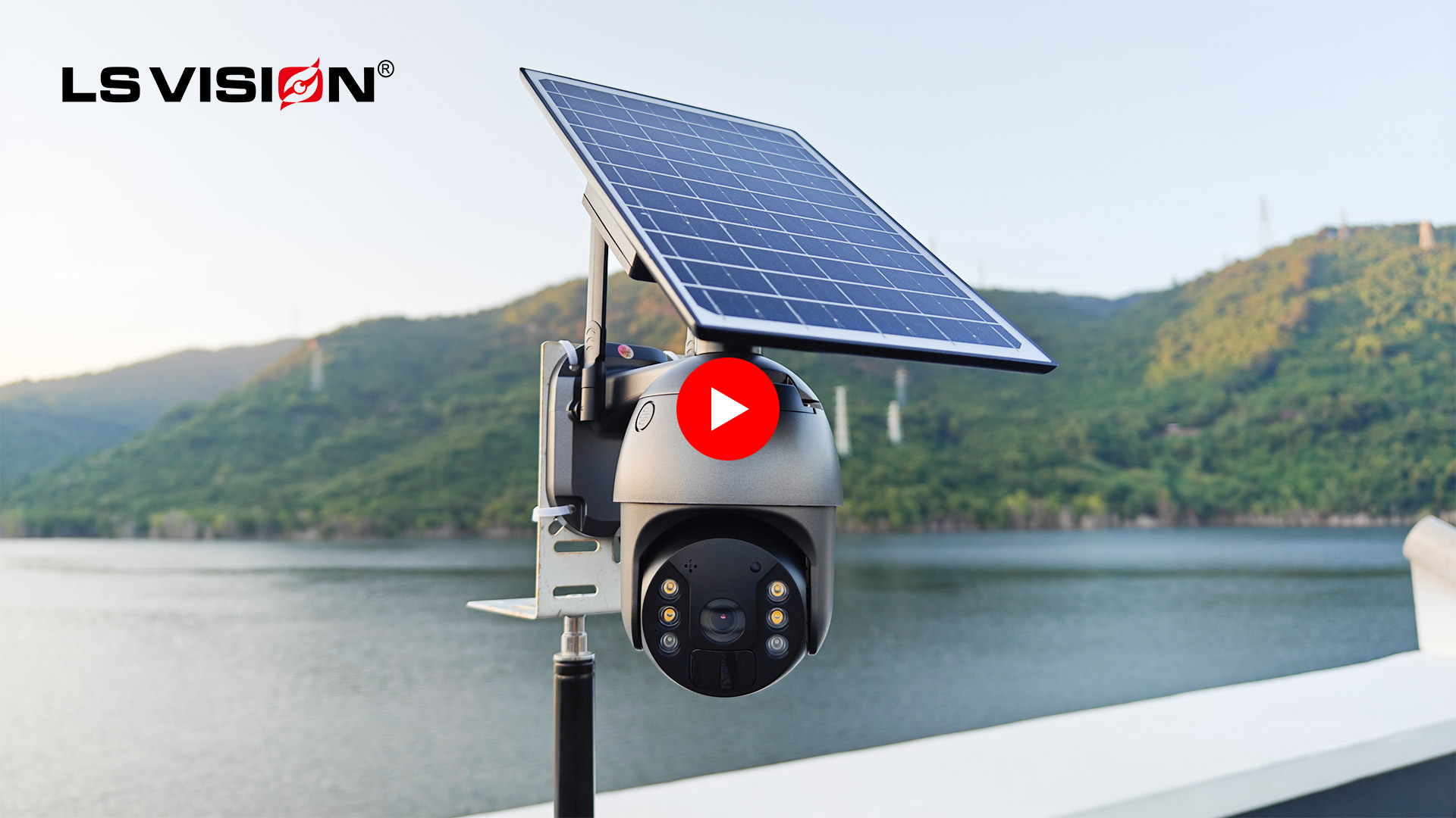LS VISION Solar Battery Camera