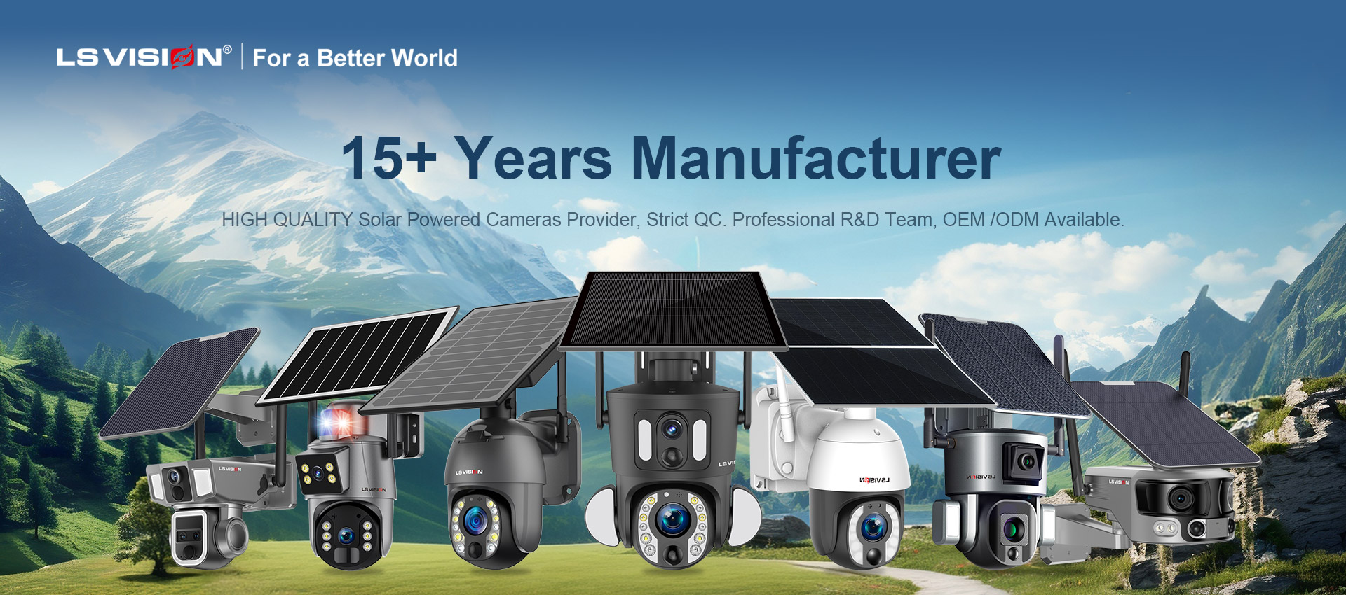 LS VISION Full range of solar cameras