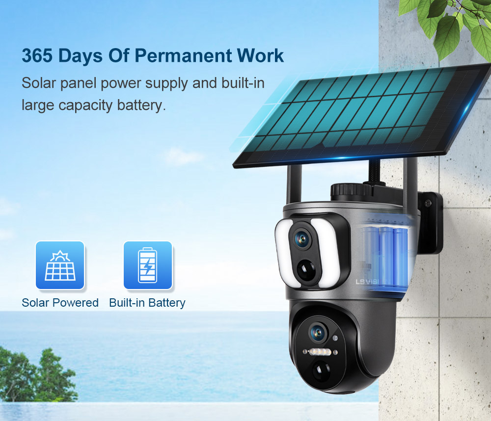 security outdoor solar camera