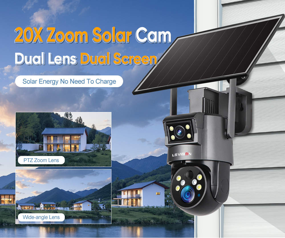 LS VISION 20X Zoom Solar Can