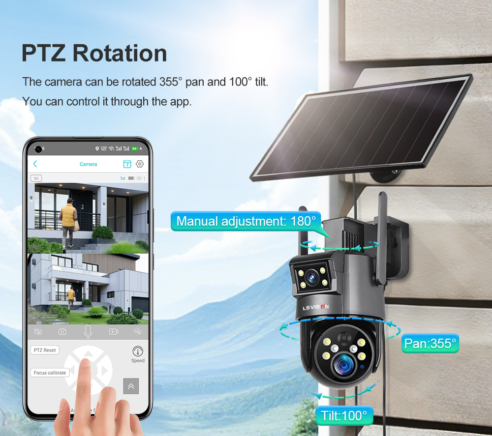 LS VISION PTZ Rotation