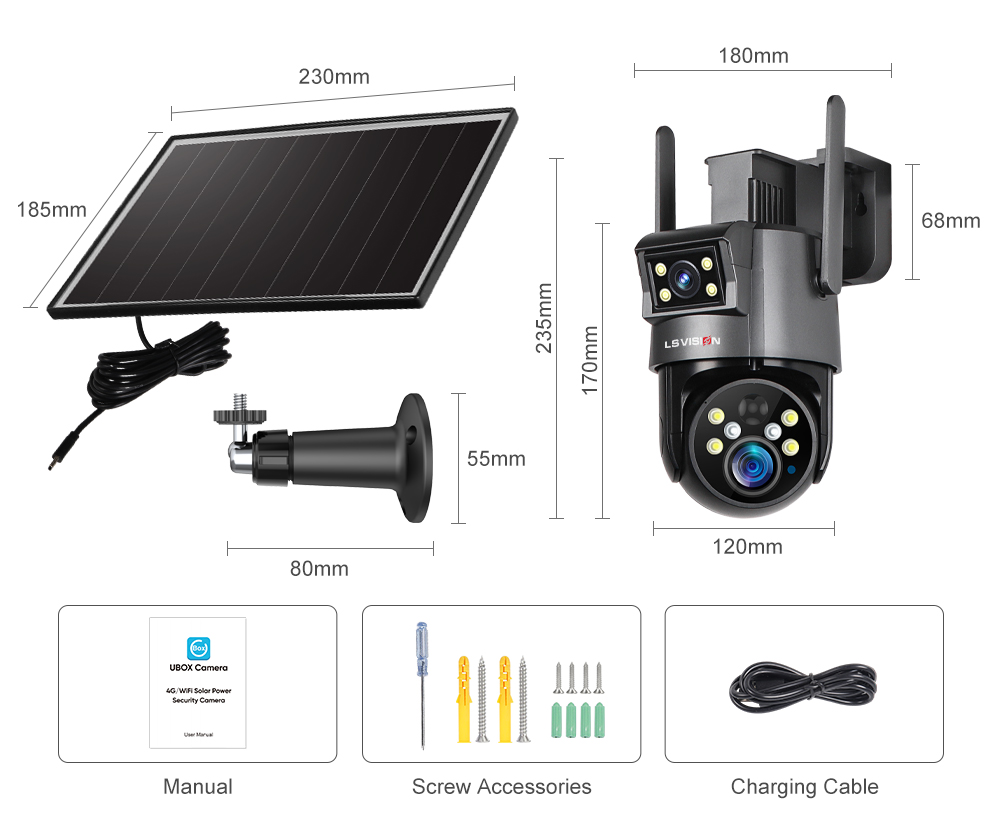 LS VISION product size