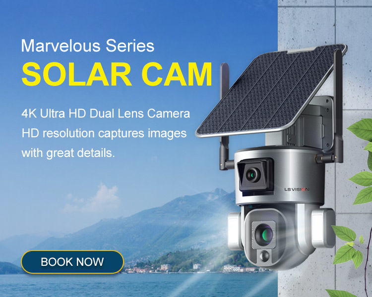 Lsvision Outdoor Solar Security Cameras