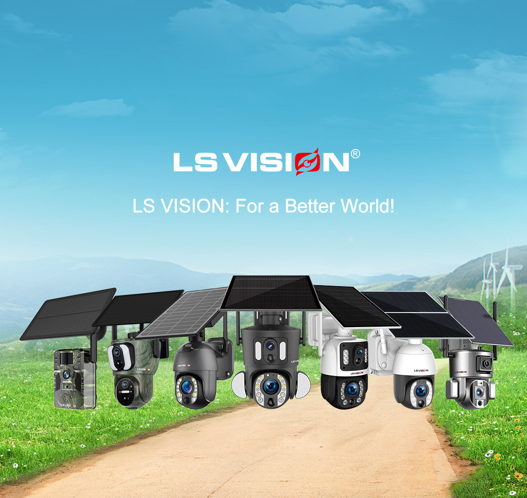 Lsvision Solar Security Camera With Motion Sensor