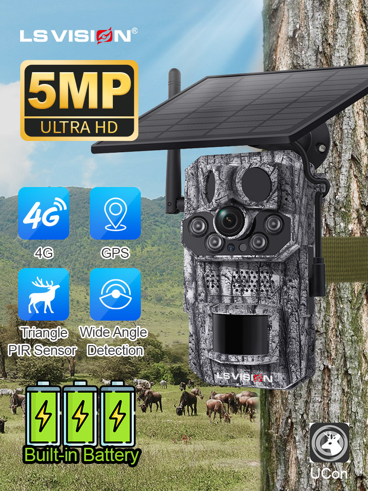 Camouflage Solar 4g Hunting Camera