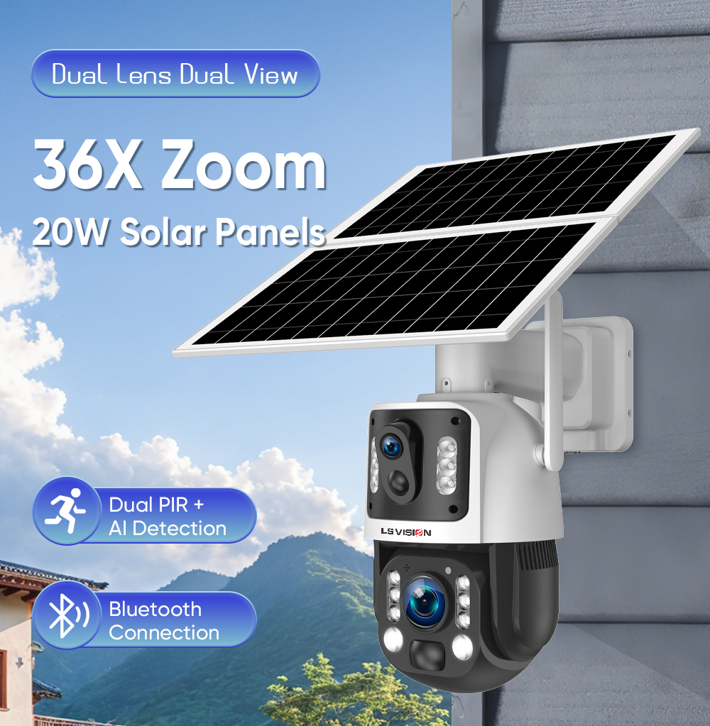 Ls Vision 36x Zoom 20w Solar Camera