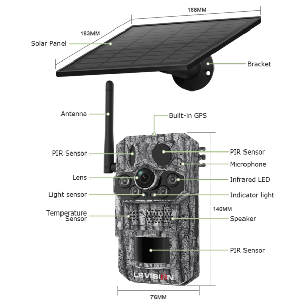 Ls Vision 3pir Hunting Camera