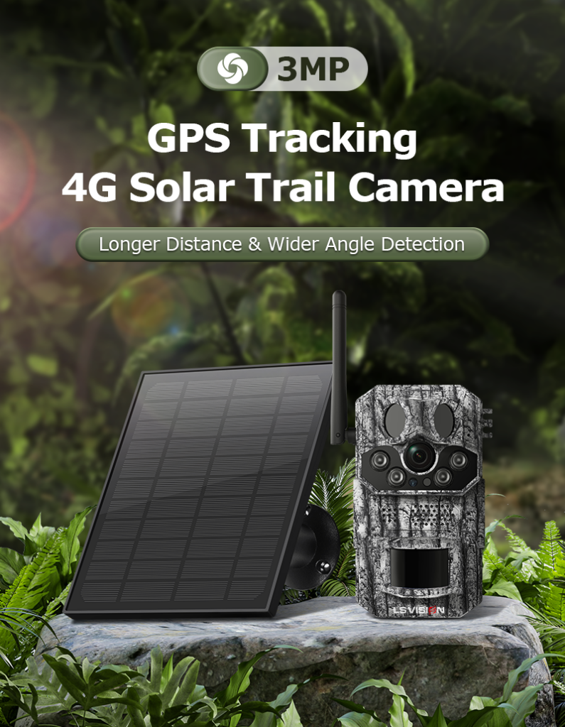 Ls Vision Gps Tracking 4g Solar Trail Camera