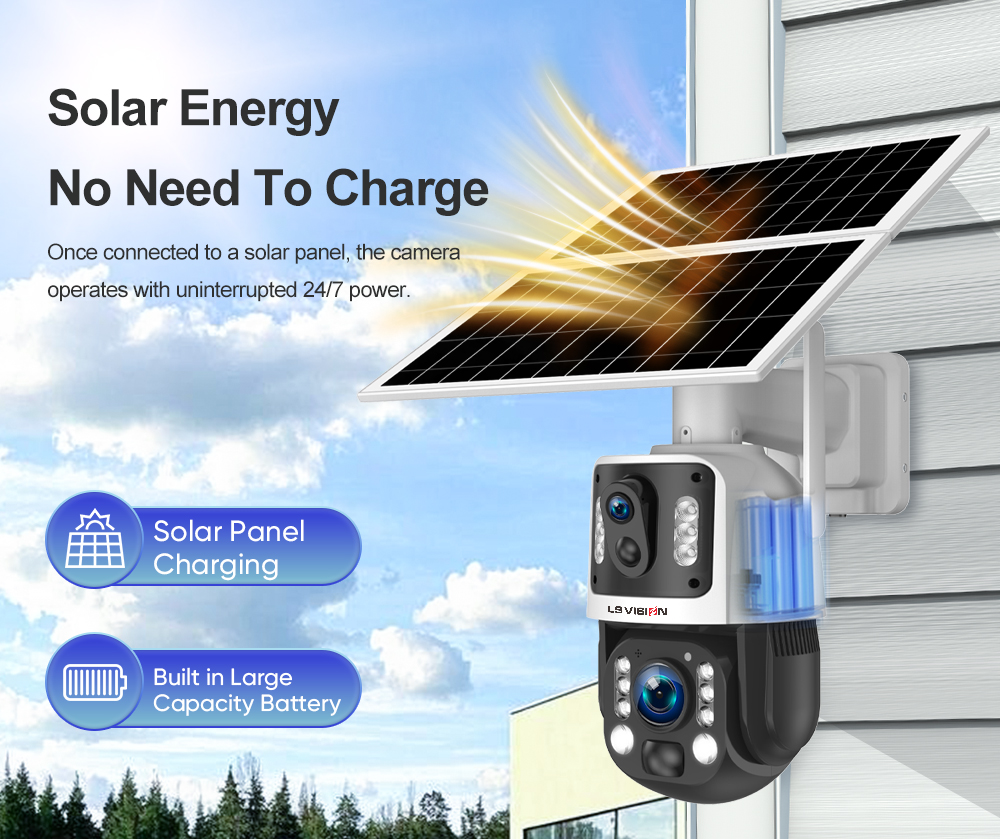 Ls Vision Solar Energy No Need To Charge Solar Camera