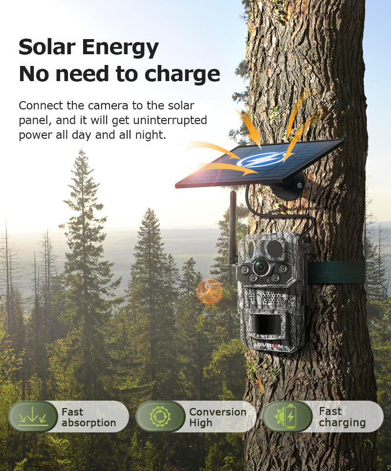 Ls Vision Solar Energy No Need To Charge Hunting Cameras