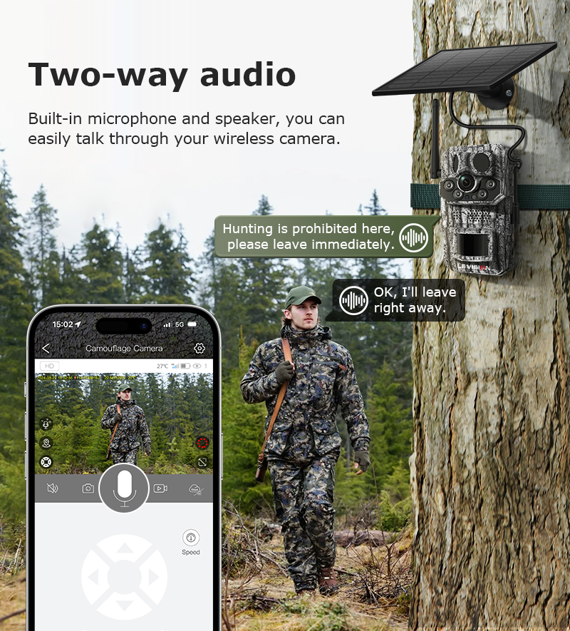 Two Way Audio Hunting Camera