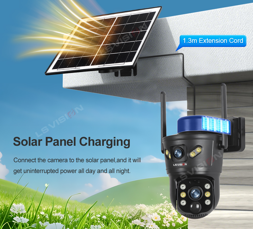 Ls Vision Cs5 Solar Camera 