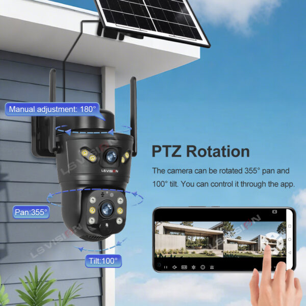 Ls Vision Cs5 Solar Camera