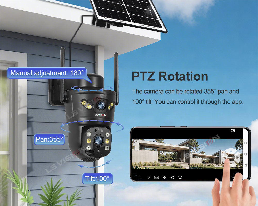 Ls Vision Cs5 Solar Camera 