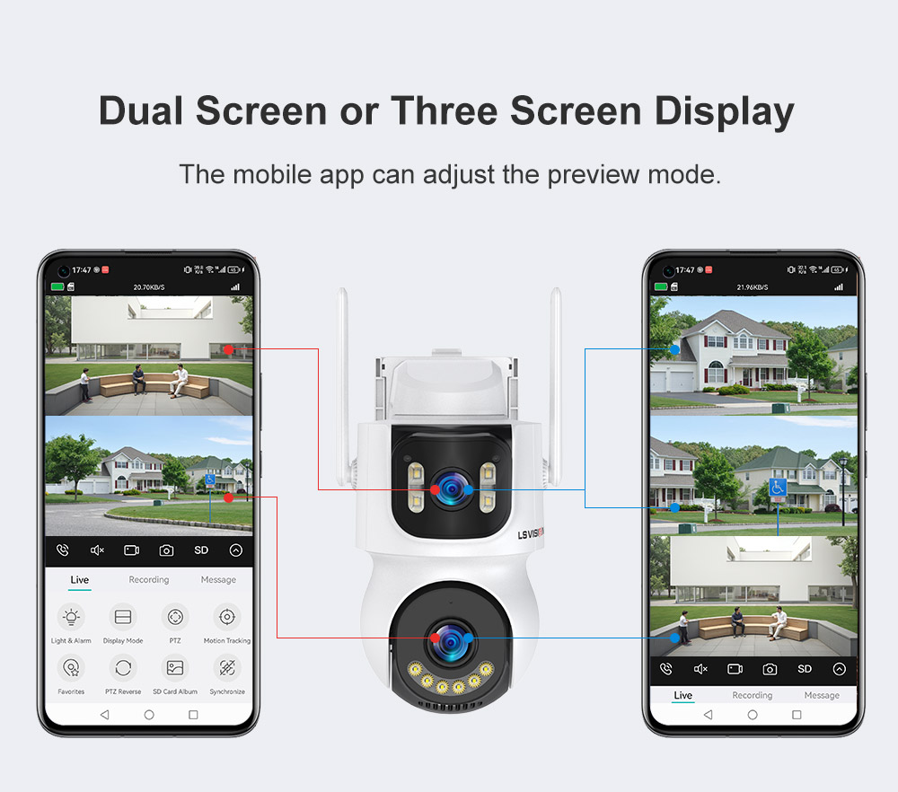Dual Camera Aov Camera 