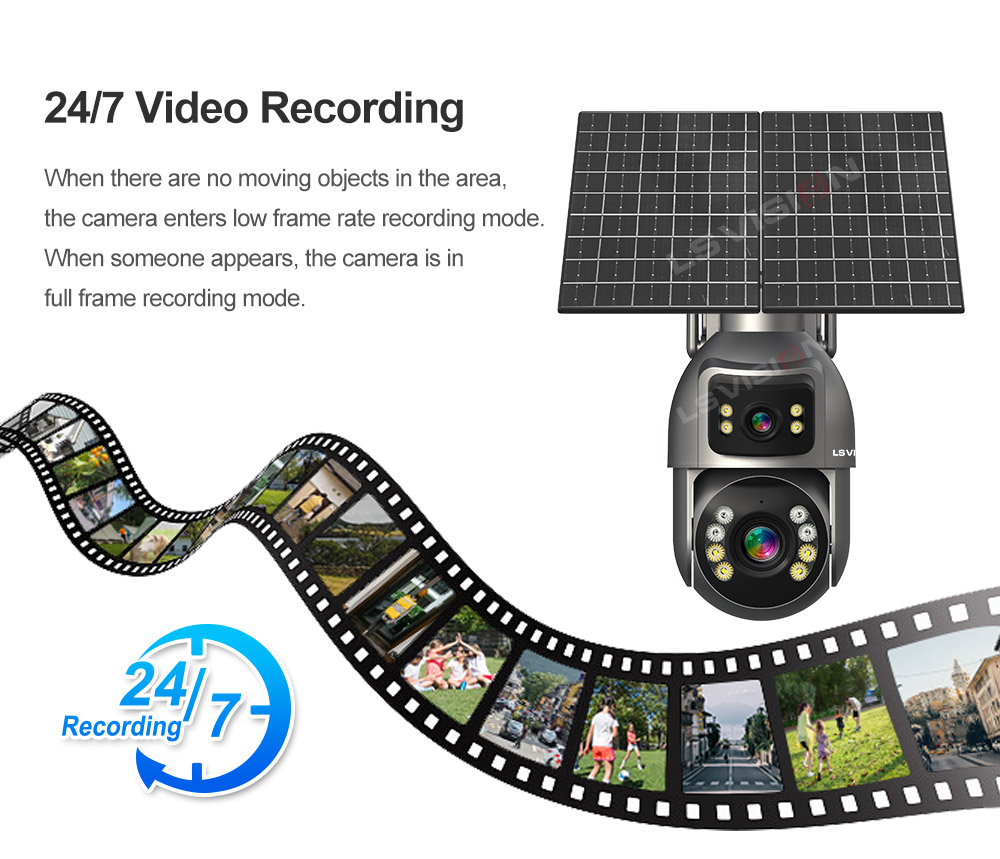 Outdoor Solar Power Aov Camera