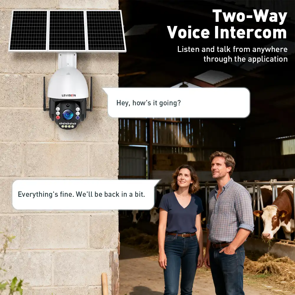 Ls Vision Ptz Solar Camera