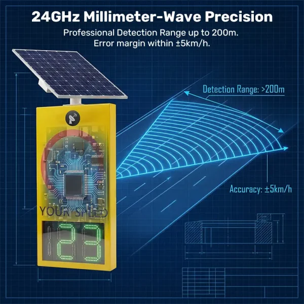 Radar Speed Sign Using 24ghz Radar For Accurate Speed Detection