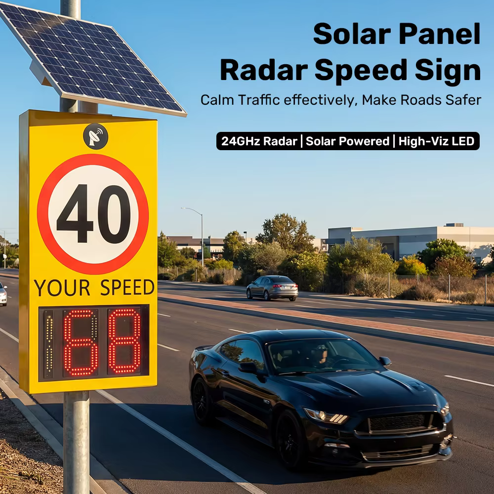 LS RSM20-SP Solar Radar Speed Sign