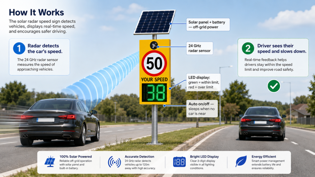 Solar Radar Speed Signs