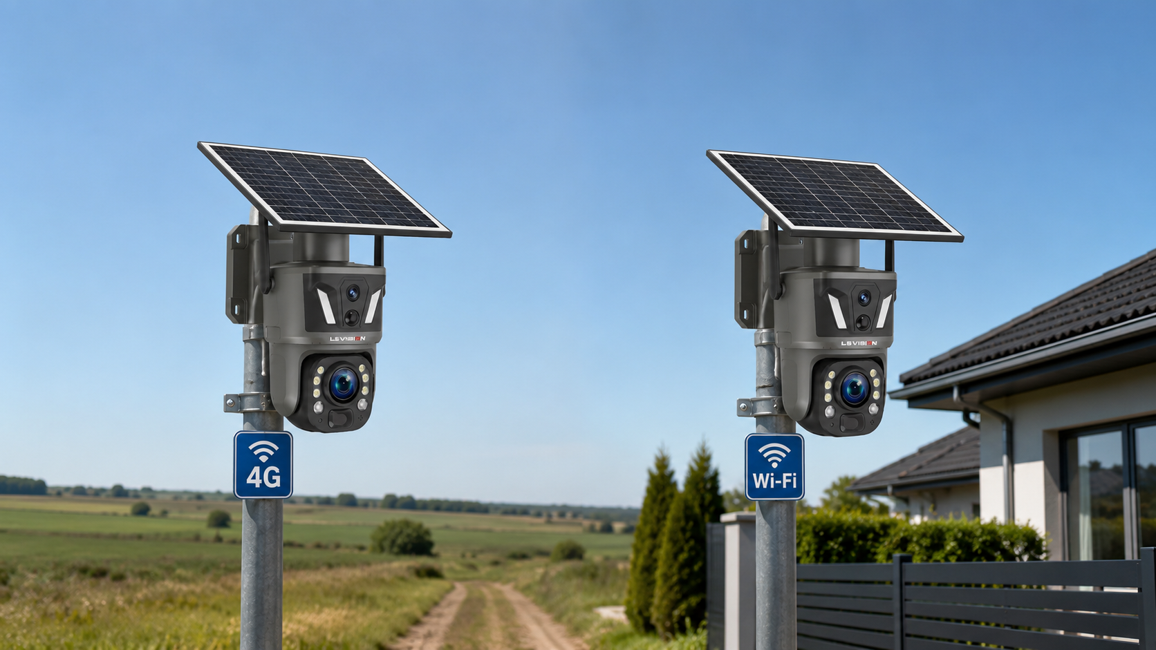 4G vs Wi-Fi Solar Security Cameras
